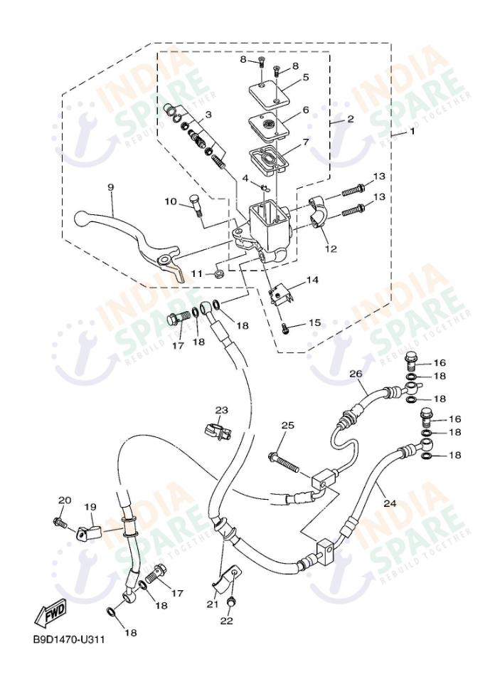 FRONT MASTER CYLINDER